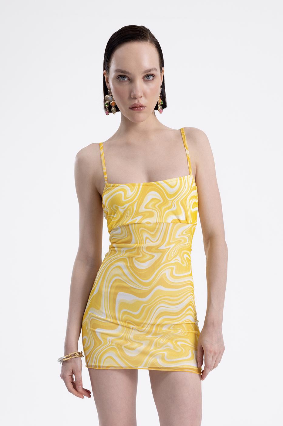 BSL Women Strapped Tight Mini Dress - Villenave-d’Ornon