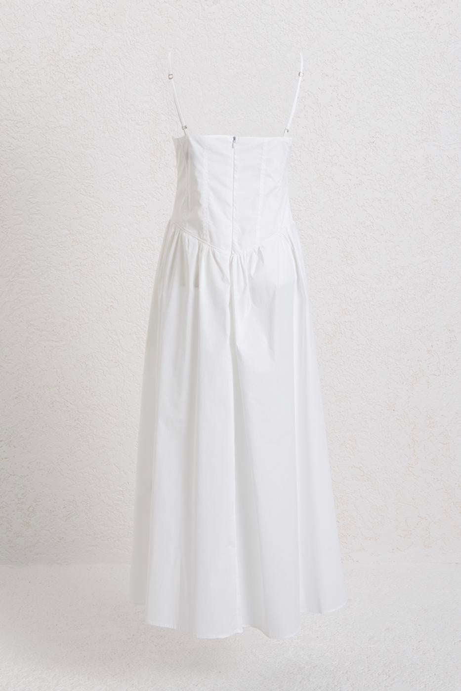 BSL Women Strappy Bodice Midi Dress - Gjilan
