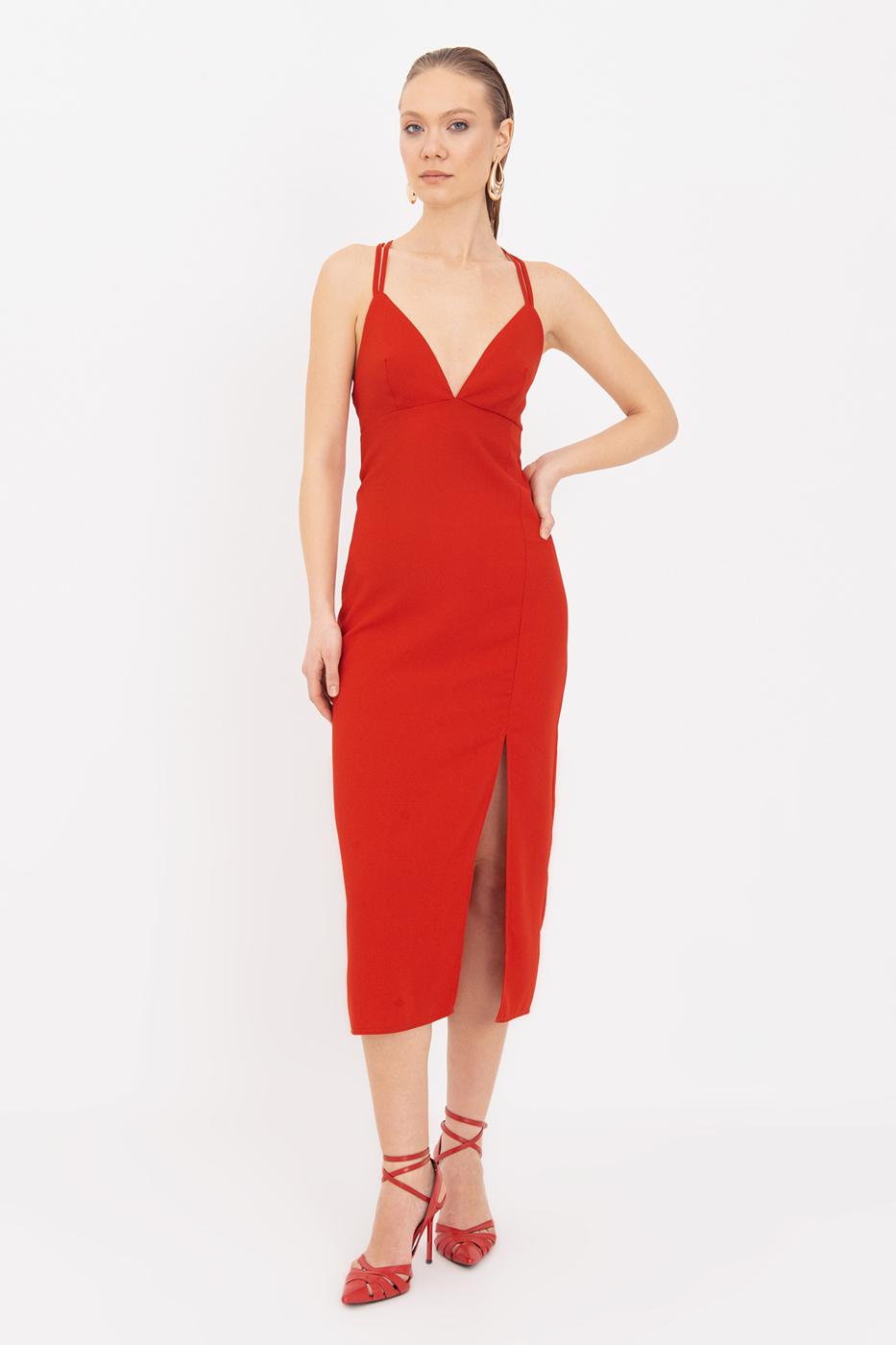 BSL Women Strappy Midi Dress - Geldern