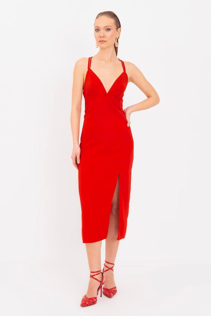 BSL Women Strappy Midi Dress - Geldern