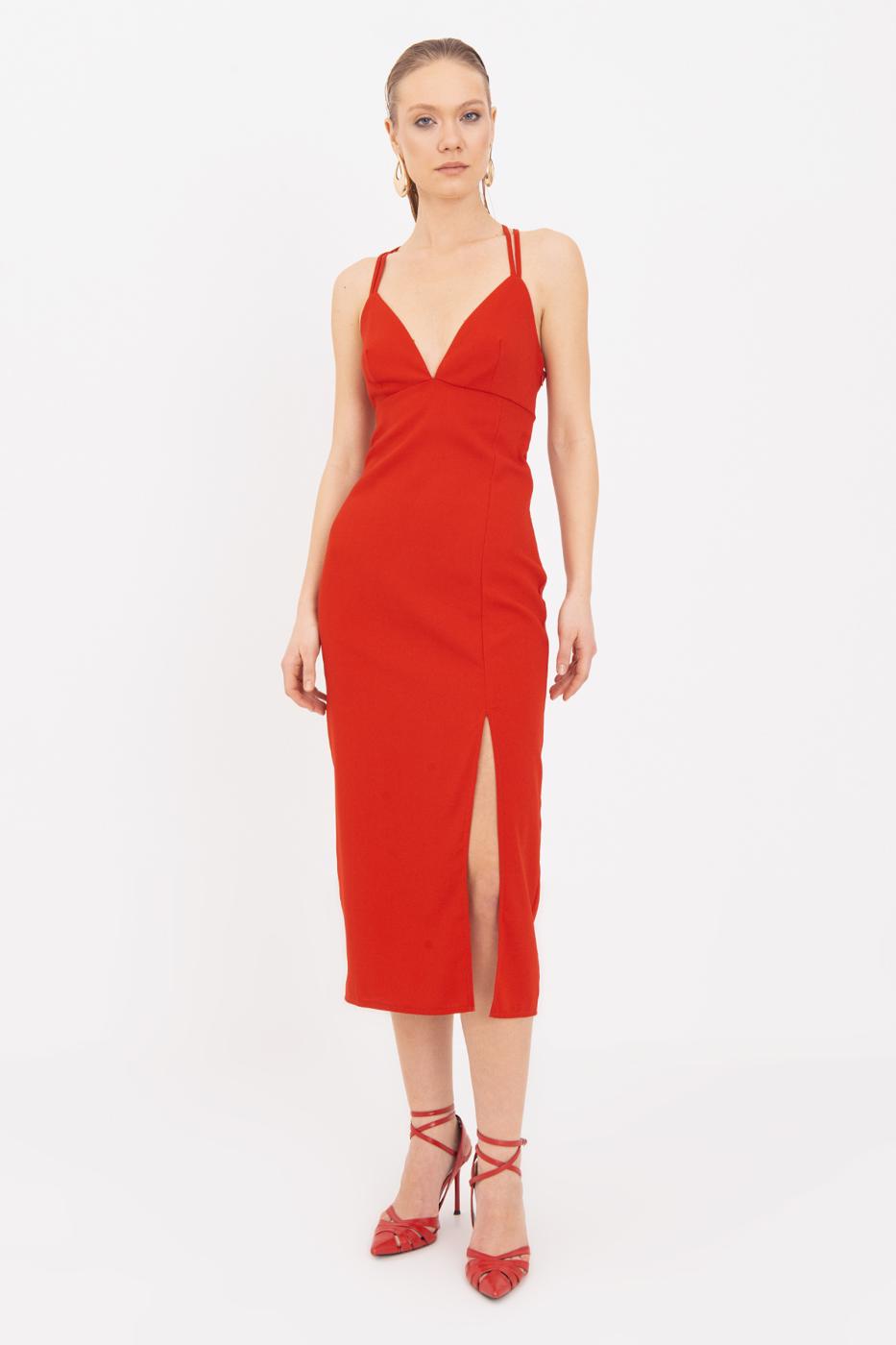 BSL Women Strappy Midi Dress - Geldern