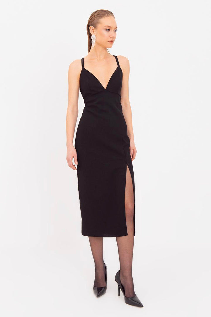 BSL Women Strappy Midi Dress - Bangor