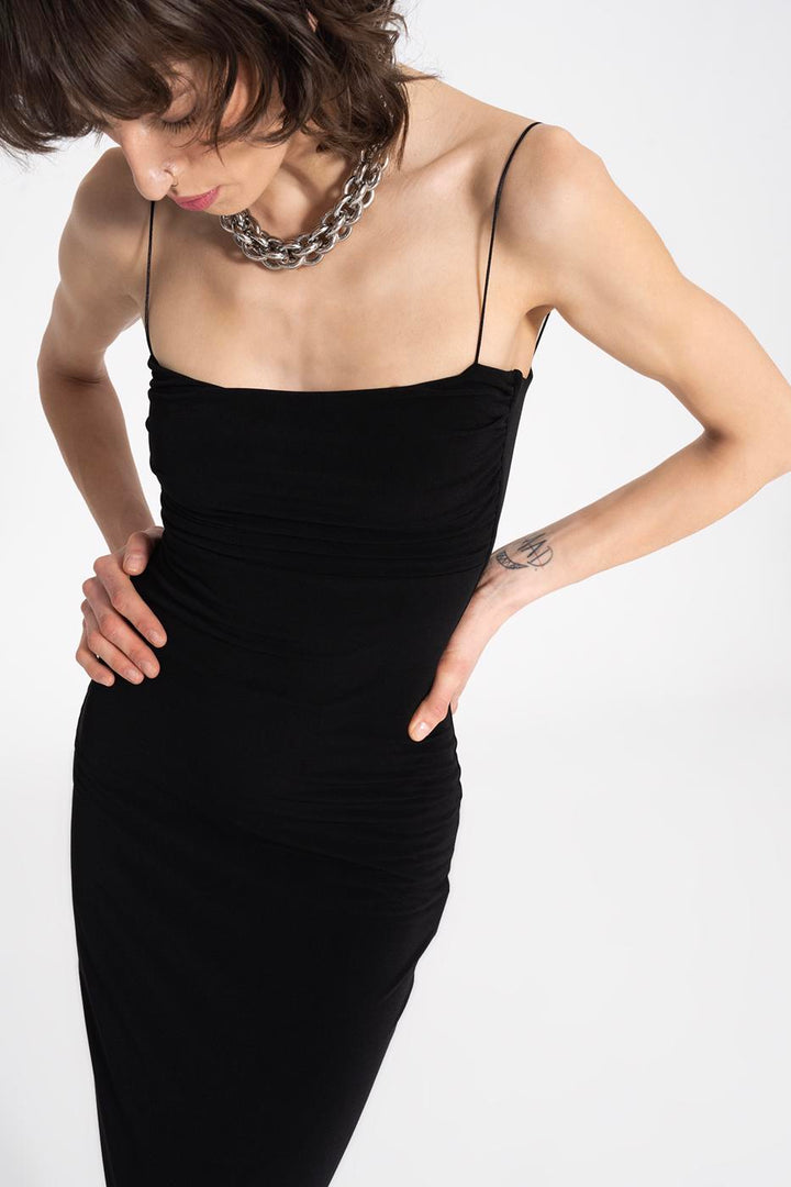BSL Women Strappy Midi Pencil Dress - Florin