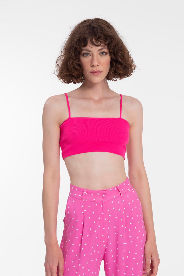 BSL Women Strapped Knit Bustier - Juventino Rosas