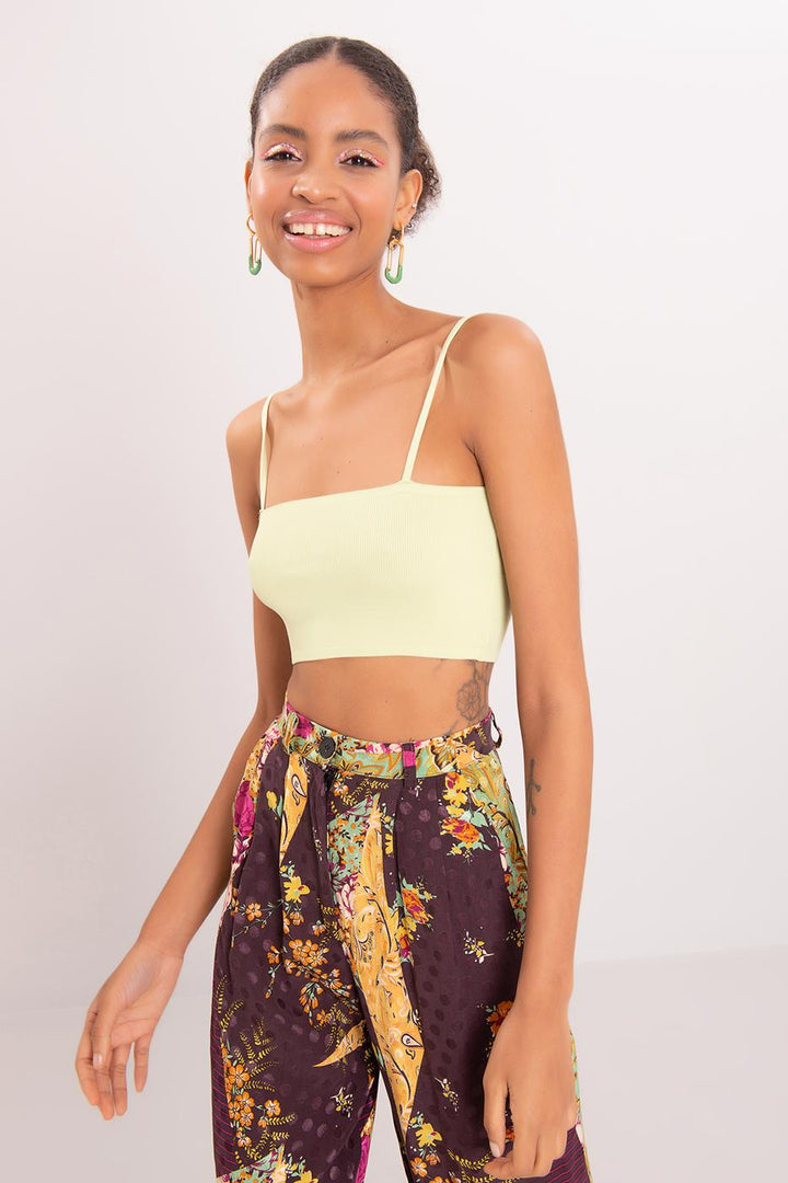 BSL Women Strapped Knit Bustier - La Puente