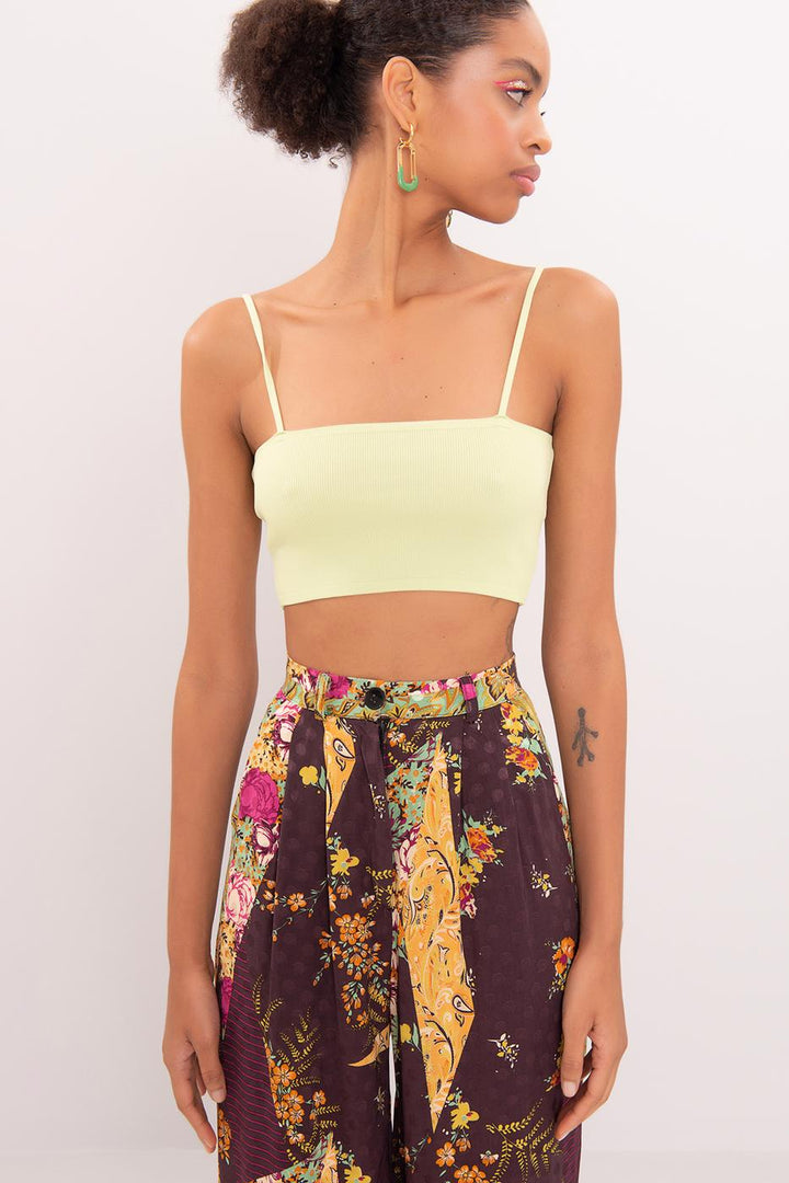 BSL Women Strapped Knit Bustier - La Puente