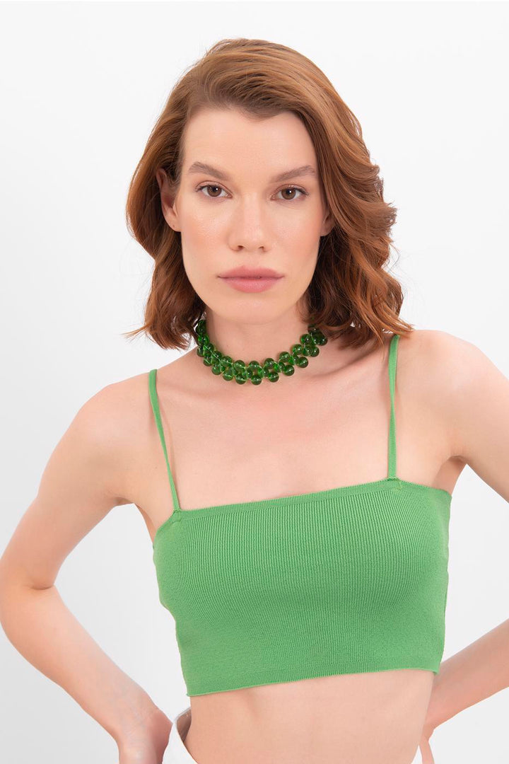 BSL Women Strapped Knit Bustier - Irapuato