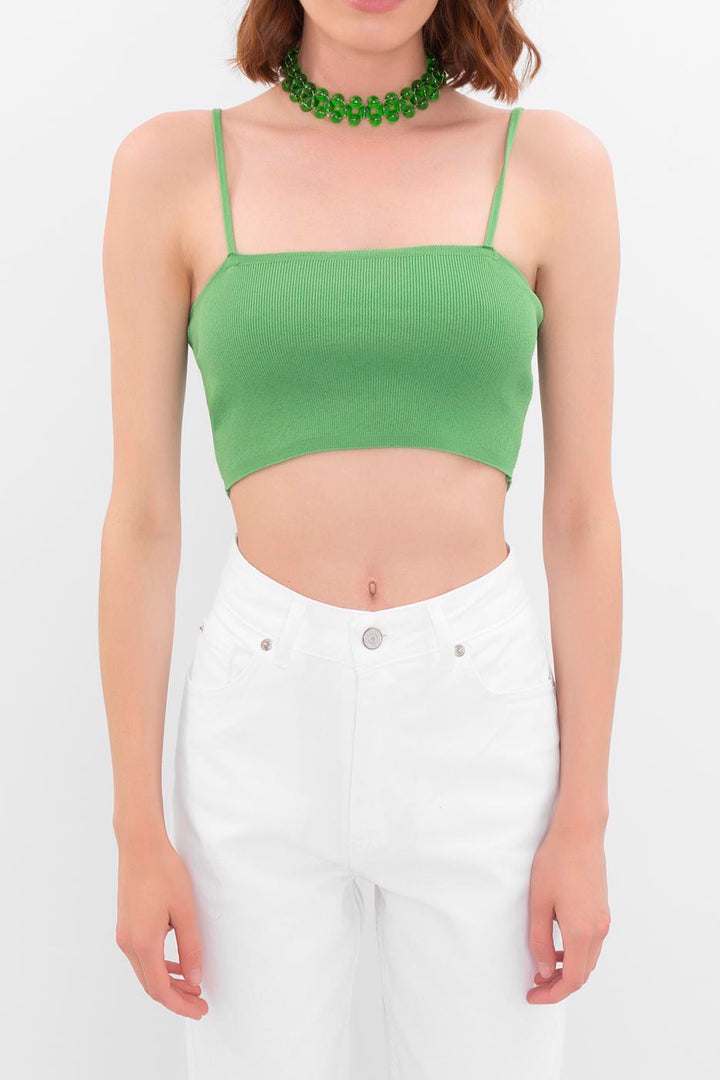 BSL Women Strapped Knit Bustier - Irapuato