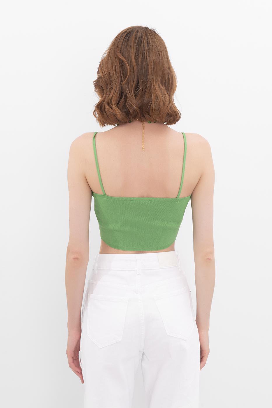 BSL Women Strapped Knit Bustier - Irapuato