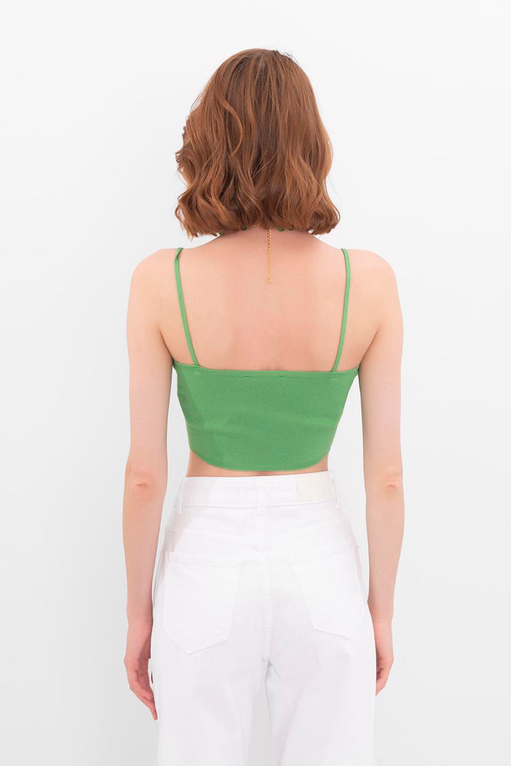 BSL Women Strapped Knit Bustier - Irapuato