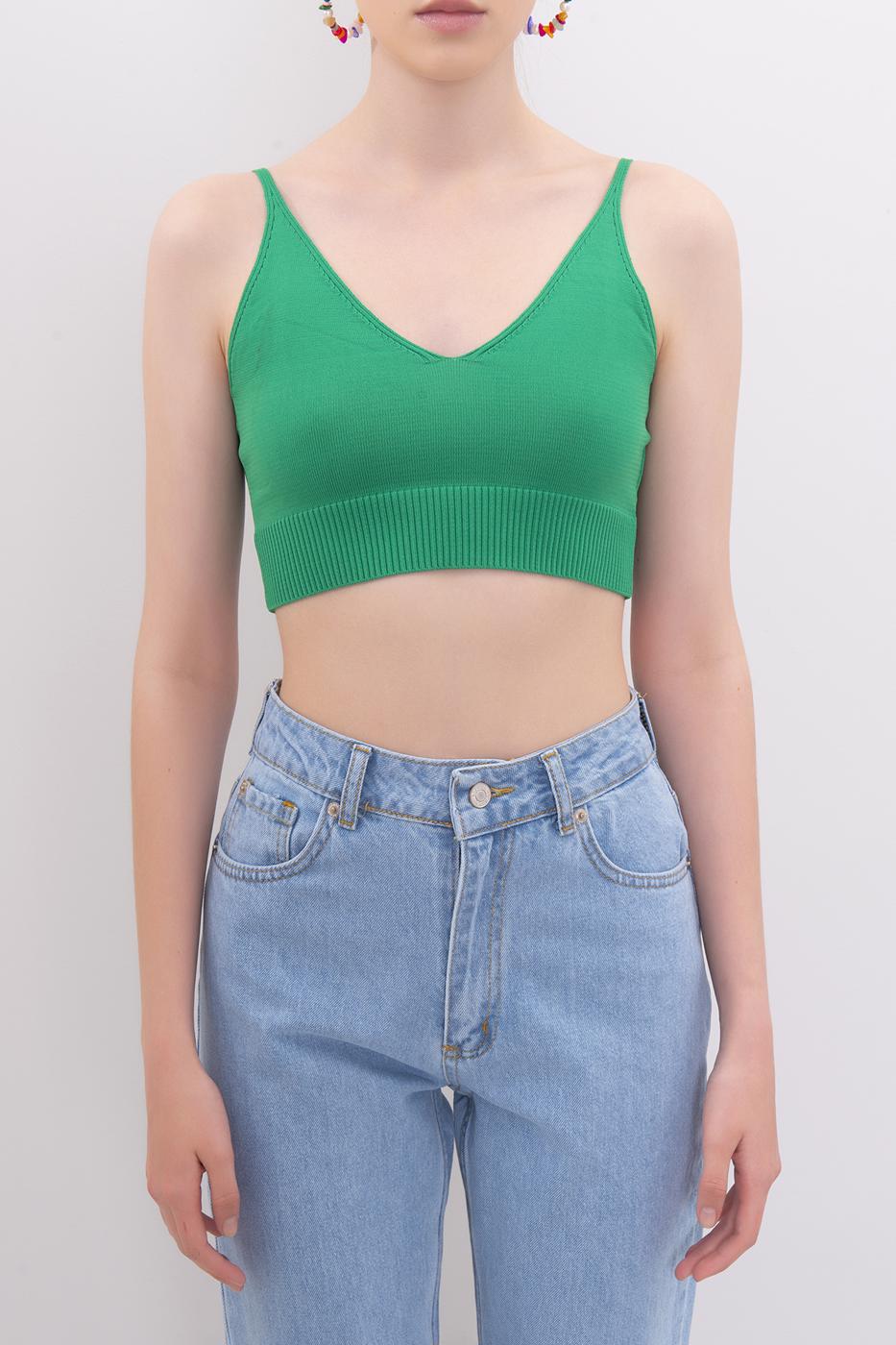 BSL Women Strapped Knit Bustier - Roseville
