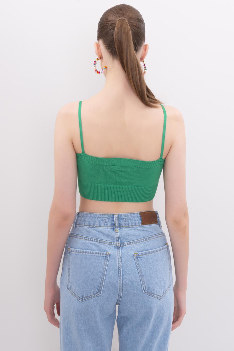 BSL Women Strapped Knit Bustier - Roseville