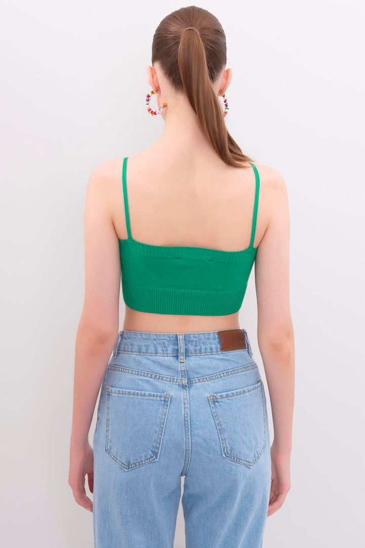 BSL Women Strapped Knit Bustier - Roseville
