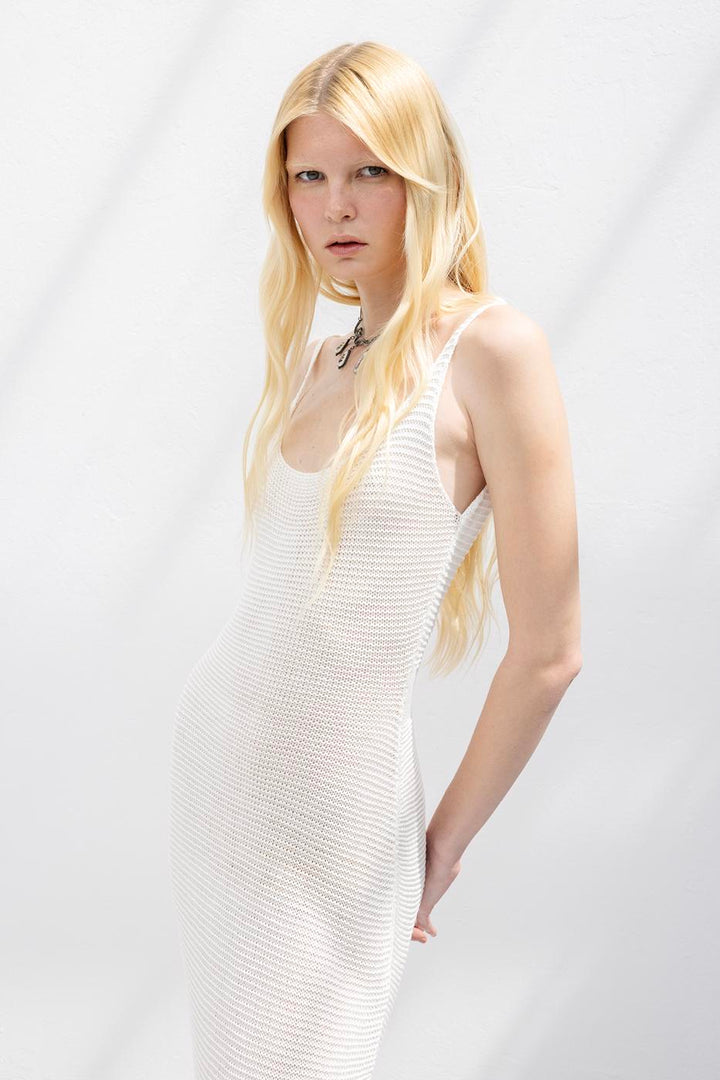 BSL Women Strappy Knitted Midi Dress - Kamp-Lintfort