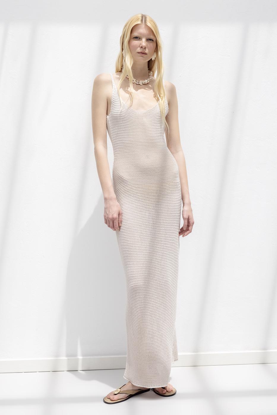 BSL Women Strappy Knitted Midi Dress - Alcorcón