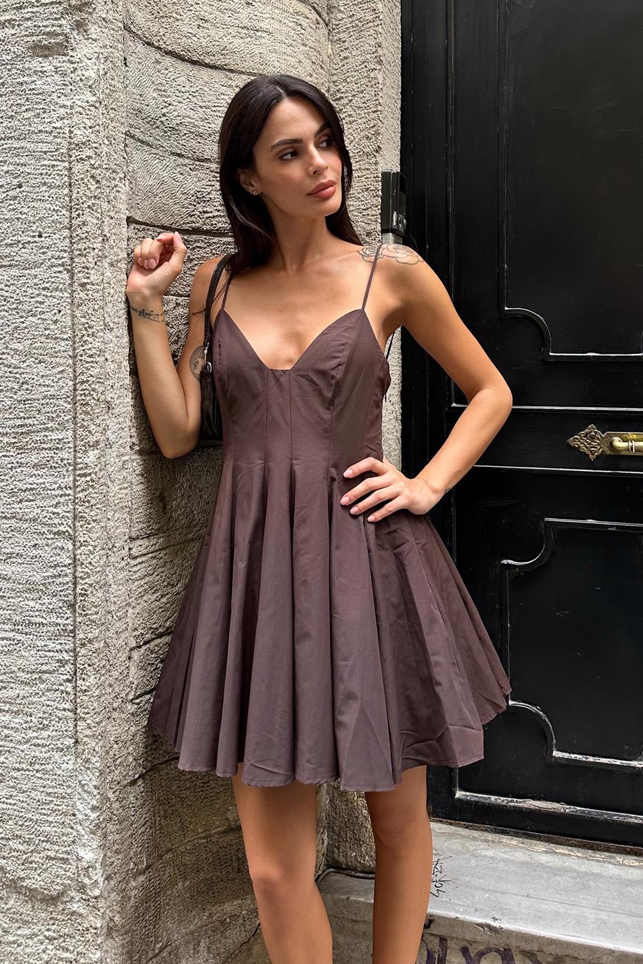 BSL Women Strappy Poplin Mini Dress - Farmington Hills