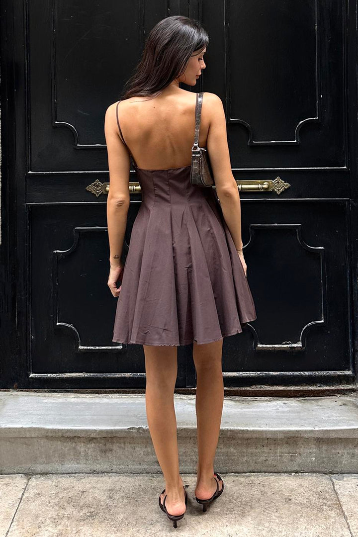 BSL Women Strappy Poplin Mini Dress - Farmington Hills