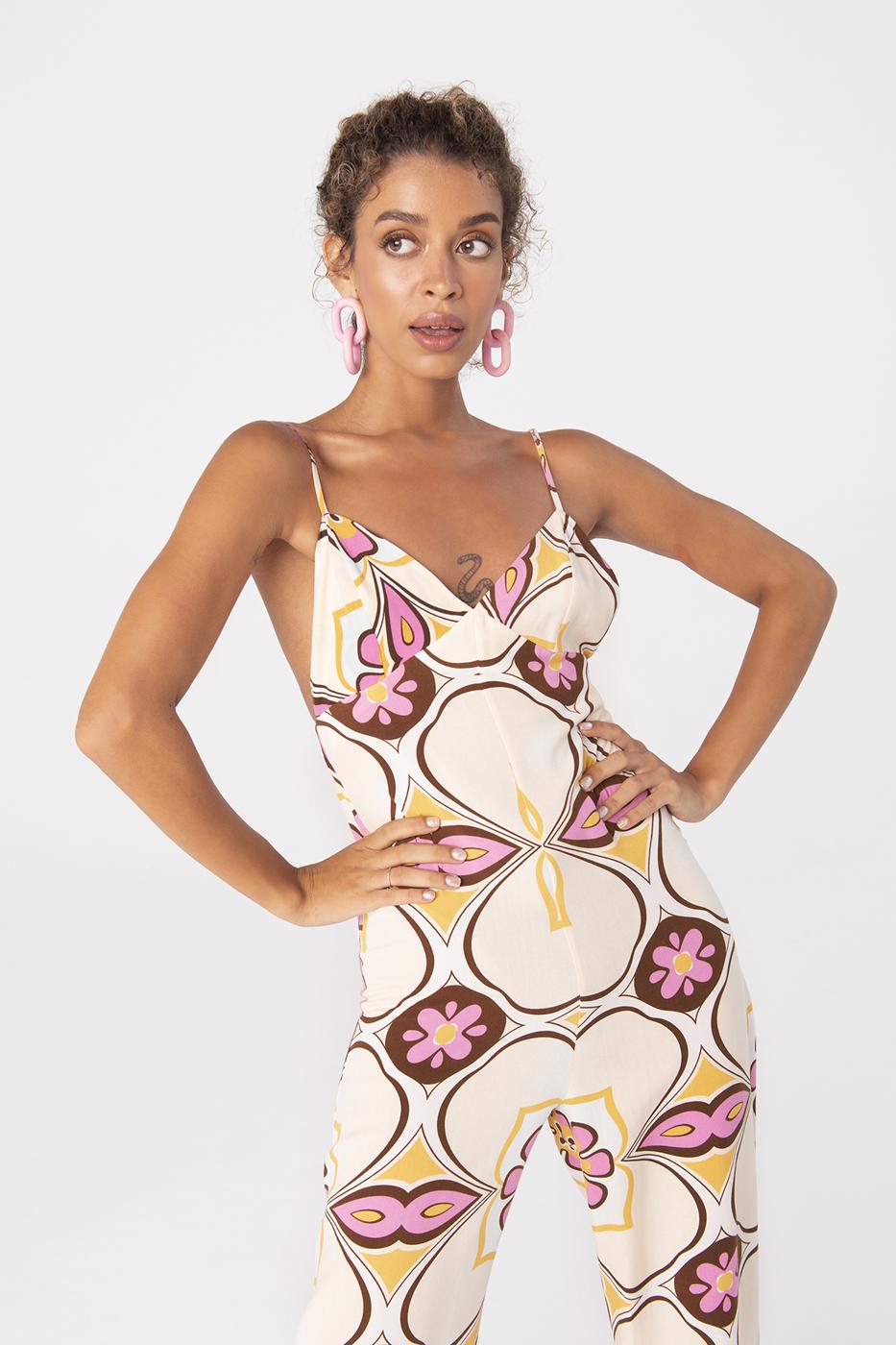 BSL Women Strapped Maxi Jumpsuit - Papenburg