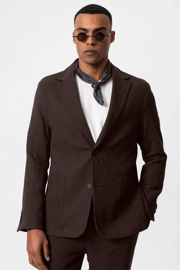 ANT Unlined Men's Blazer Jacket with Bag Pockets - Sykiés