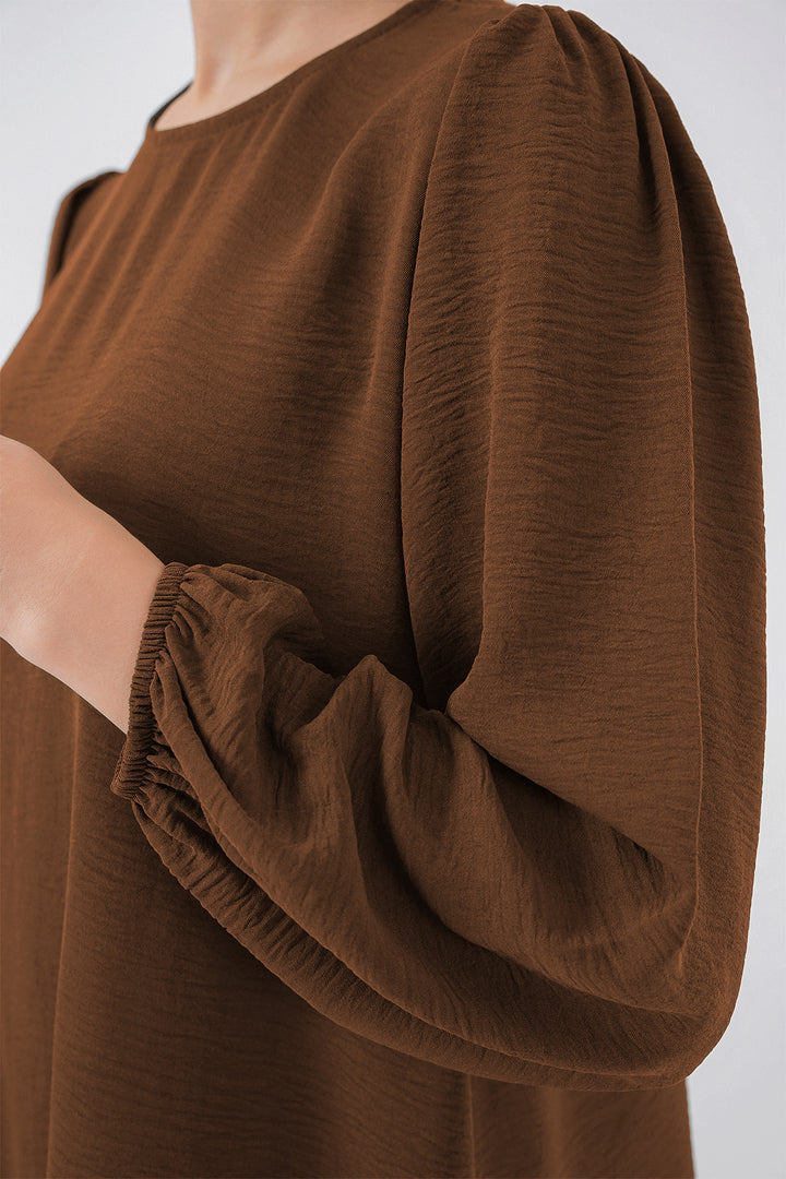 BGD Women Ayrobin Tunic Pants Suit 6712 - Brown - Kherson