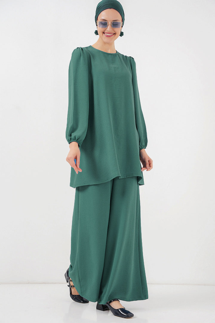 BGD Women Ayrobin Tunic Pants Top Set 6712 - Mint - Zákynthos