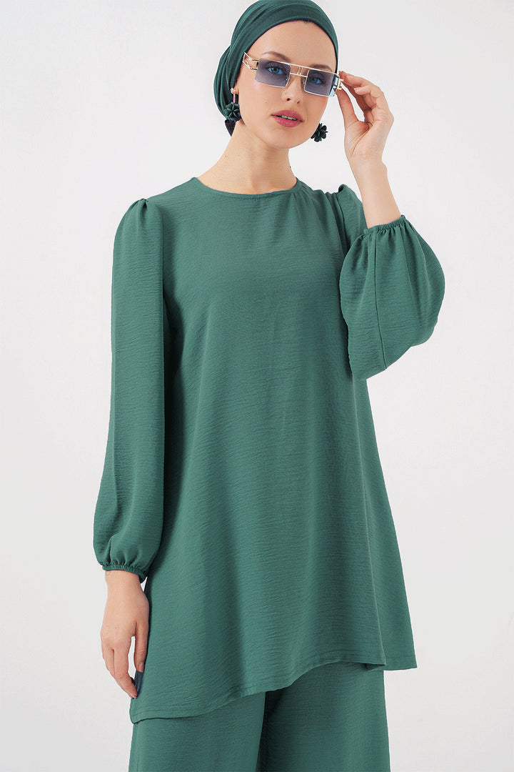 BGD Women Ayrobin Tunic Pants Top Set 6712 - Mint - Zákynthos