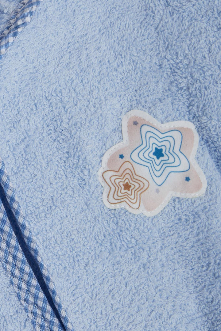BRE Apple Boy Baby Boy Bathrobe Sea Star مطبوعة 1-4 سنوات، أزرق - Épinay-sur-Seine