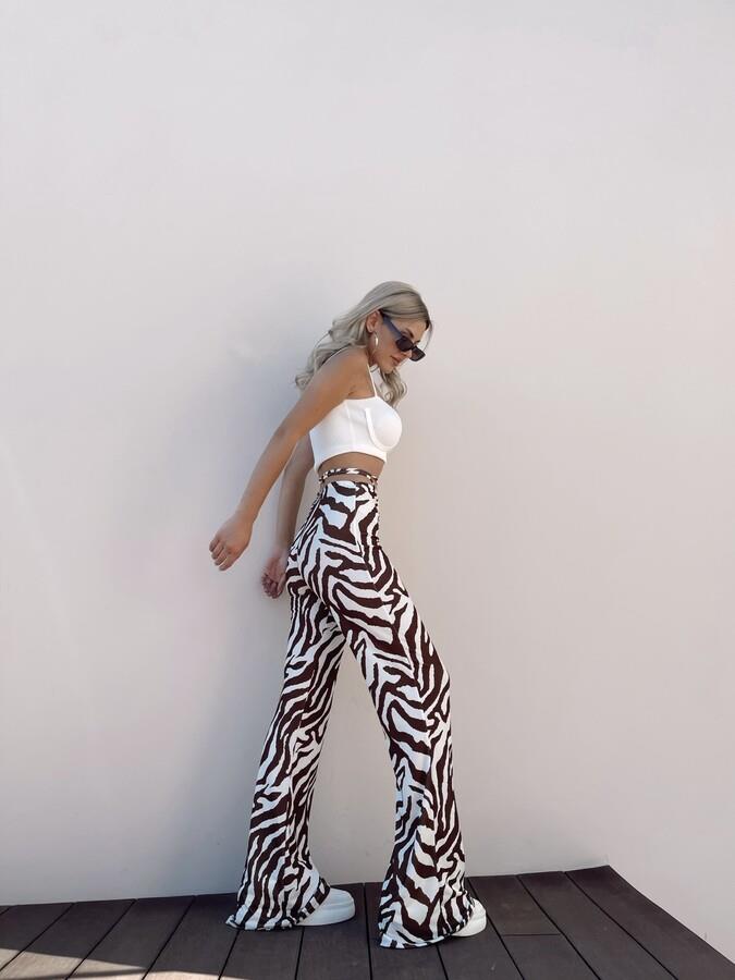 HLLY Women Brown Cargo Pants - West Sacramento