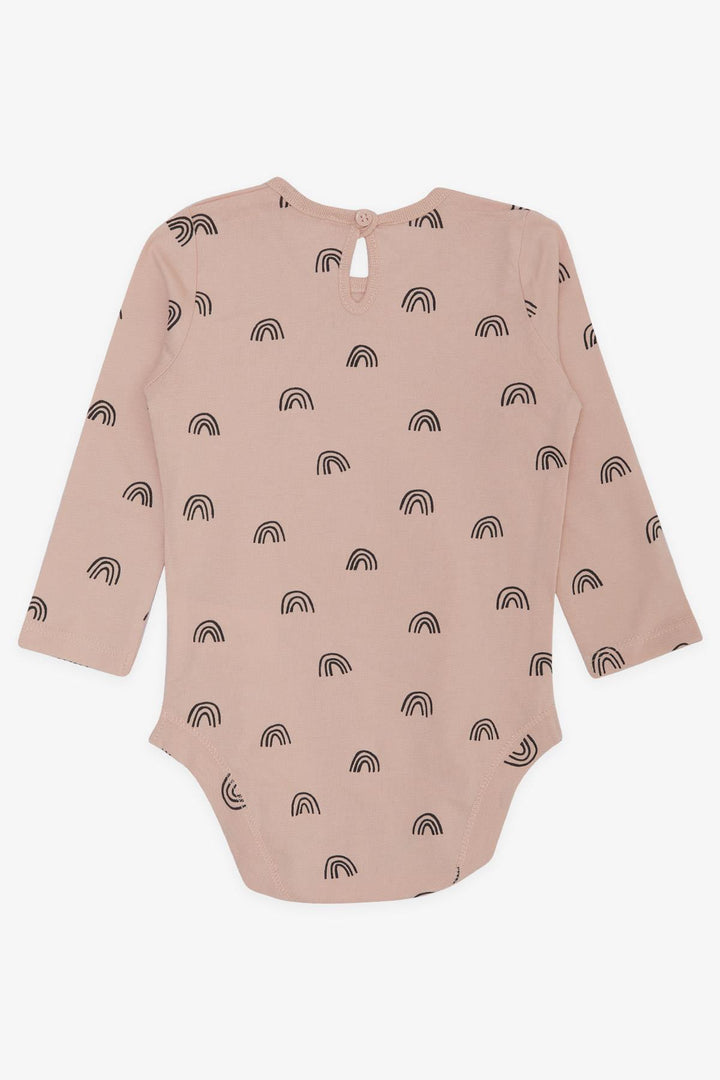 BRE Babely Baby Girl Bodysuit مع نمط قوس قزح 0 سنوات، مسحوق - ليفنوورث