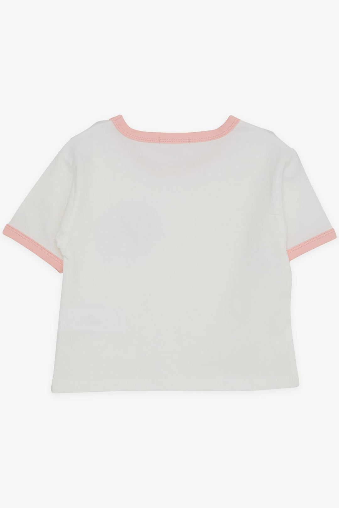 BRE Babely Girl Child T-shirt Crop Cartoon Character Kuromi & My Melody Printed 96 Years, Ecru - Torrevieja
