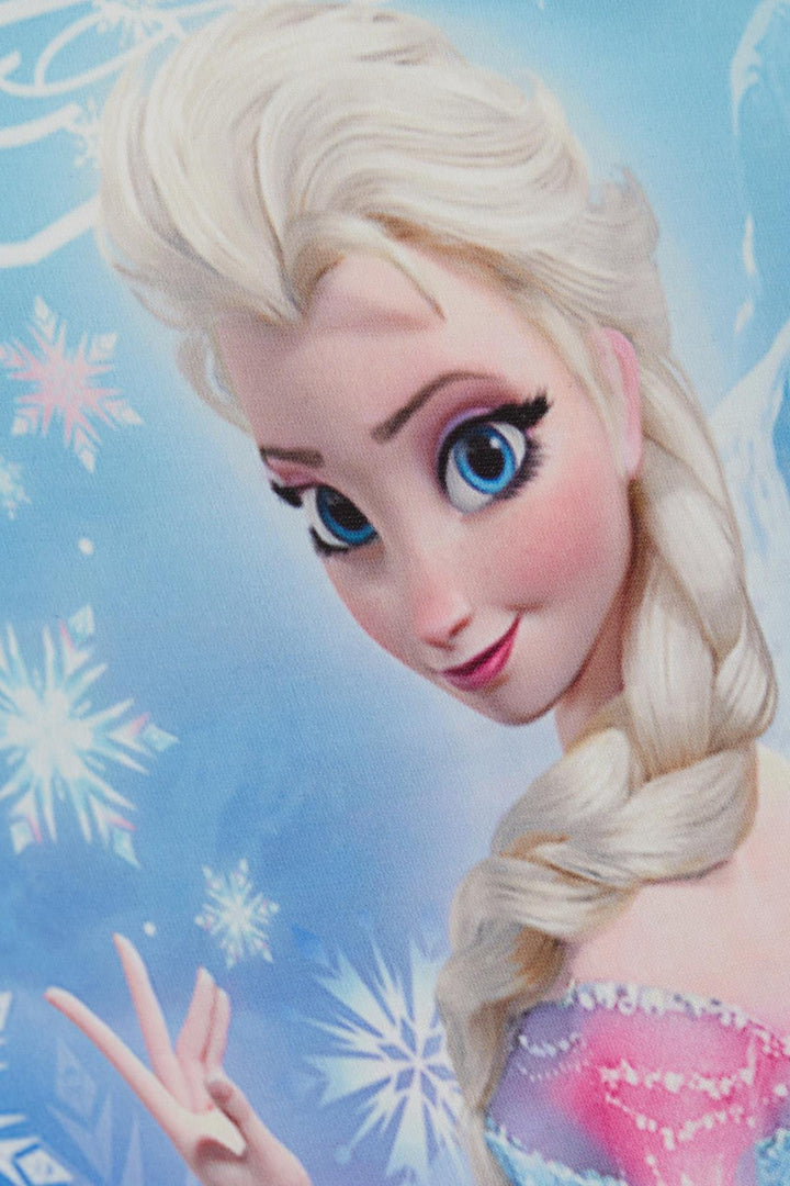 BRE Babely Girl Child Long Sleeve Dress Snow Queen Elsa 50 Years, Blue - Trenton