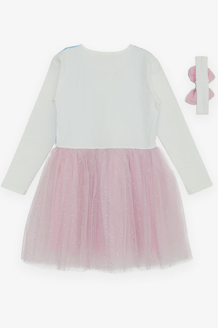 BRE Babely Girl Child Long Sleeve Dress Snow Queen Elsa 50 Years, Blue - Trenton