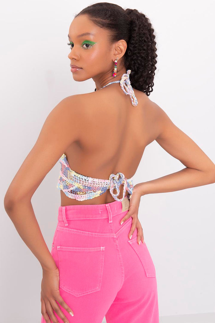 BSL Women Strapped Knit Crop Top - Galaţi