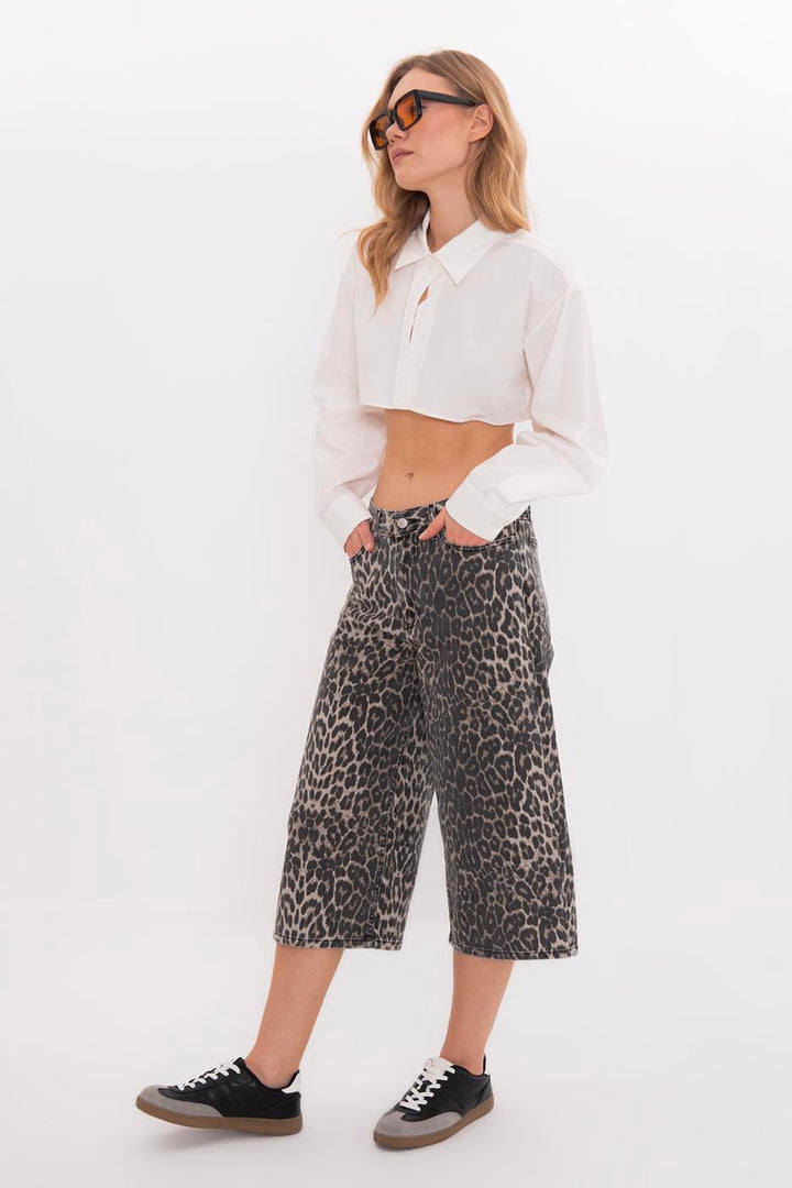 BSL Women Baggy Denim Bermuda Shorts - Osnabrück