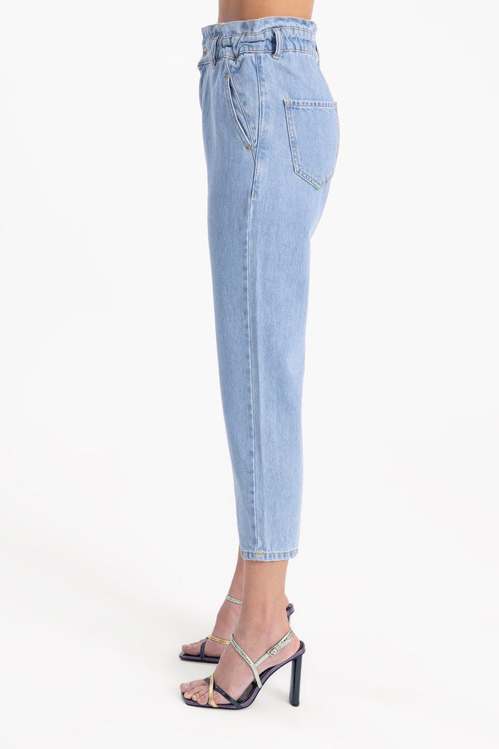 BSL Women Denim Baggy Pants - Beja