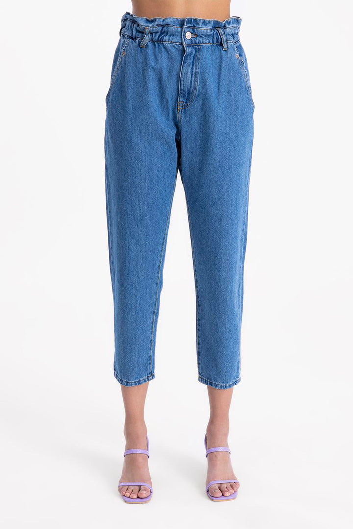 BSL Women Denim Baggy Pants - Miercurea-Ciuc