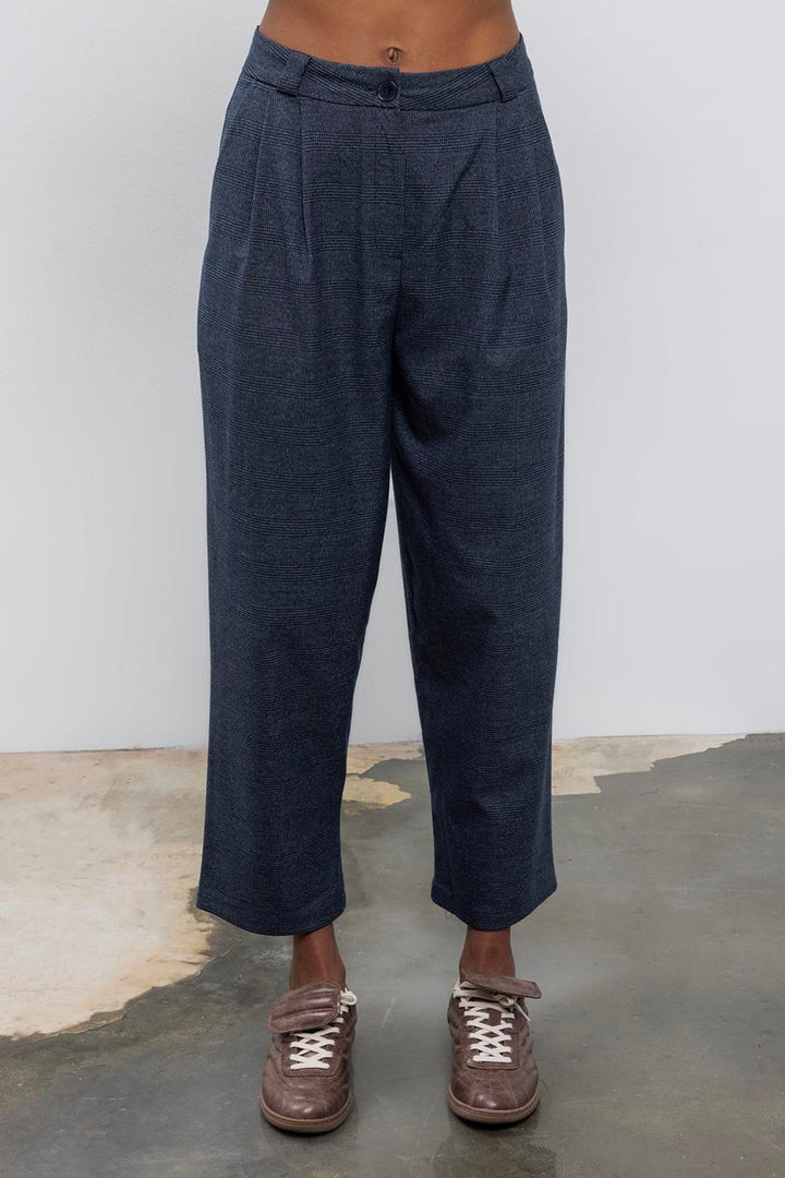 BSL Women Baggy Fabric Trousers - Braga
