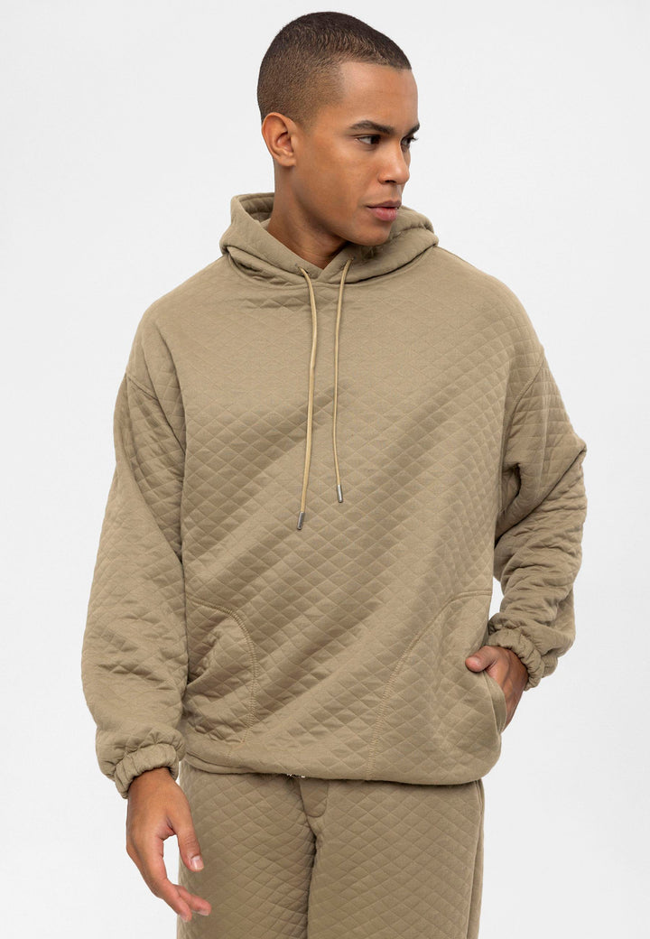 ANT Diamond Patterned Oversize Men's Tracksuit Set - Greenacres