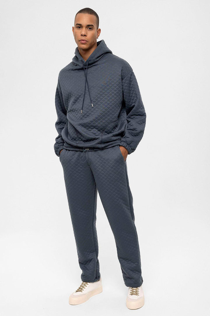 ANT Diamond Patterned Oversize Men's Tracksuit Set - Everett