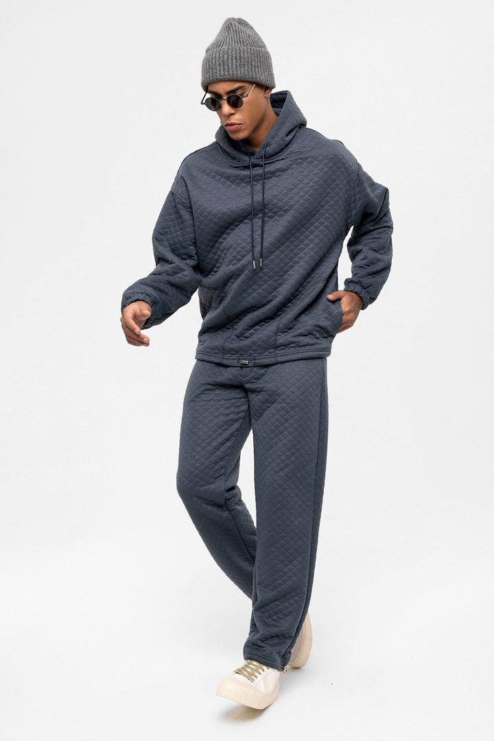 ANT Diamond Patterned Oversize Men's Tracksuit Set - Everett