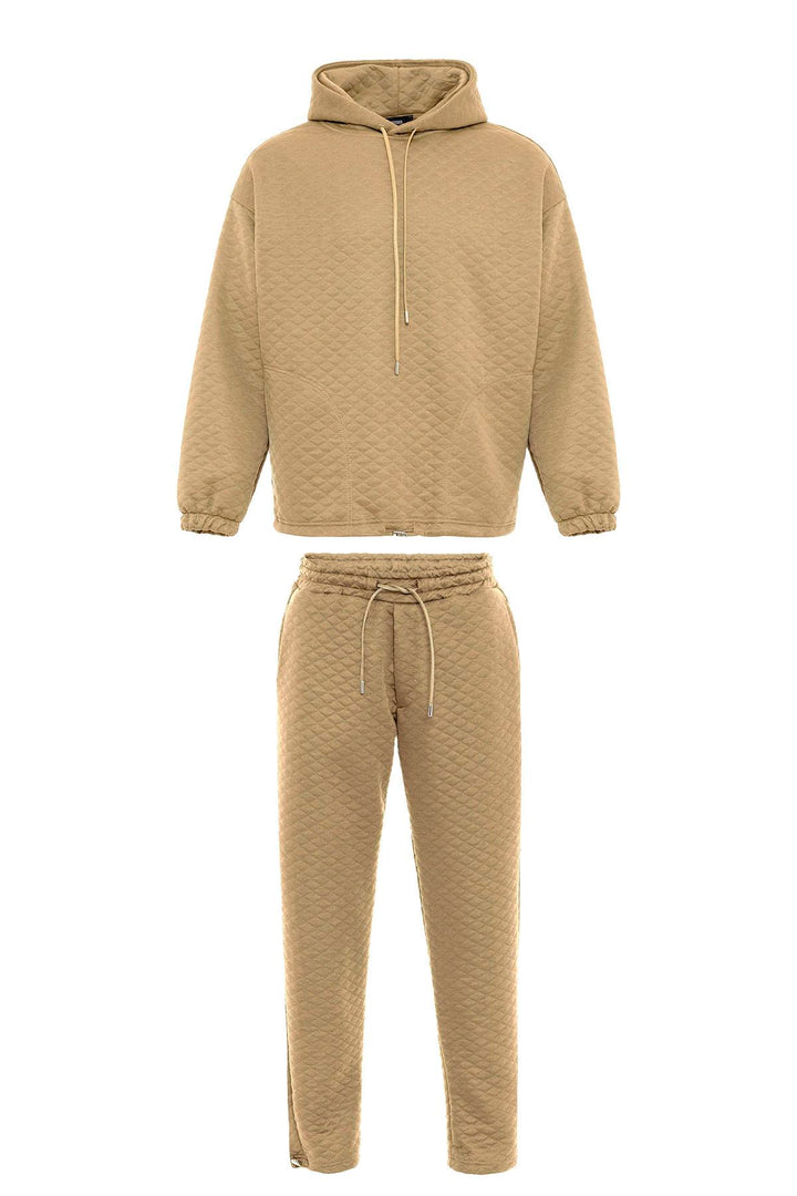 ANT Diamond Patterned Oversize Men's Tracksuit Set - Anderson