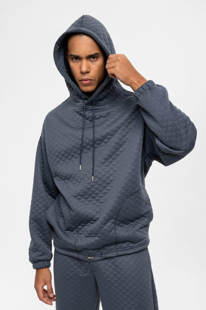 ANT Diamond Patterned Oversize Men's Tracksuit Set - Everett