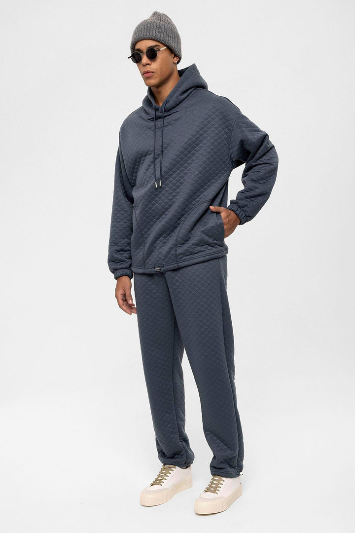 ANT Diamond Patterned Oversize Men's Tracksuit Set - Everett