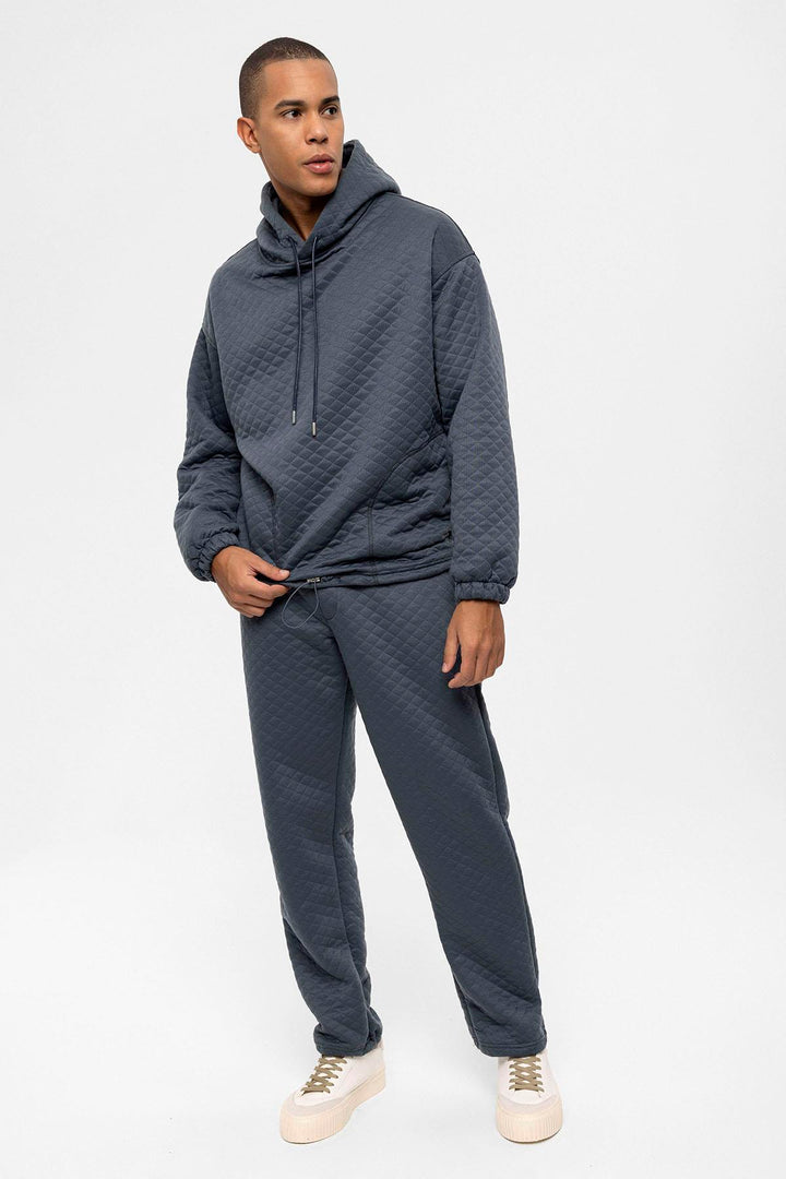 ANT Diamond Patterned Oversize Men's Tracksuit Set - Everett