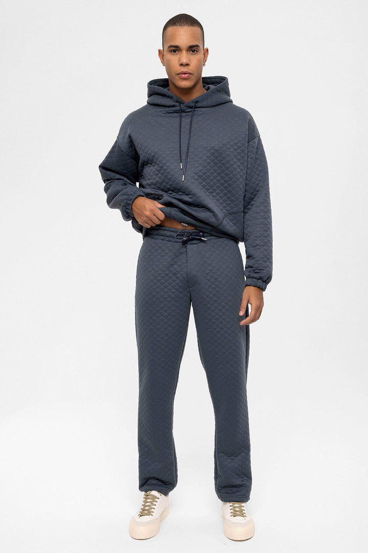 ANT Diamond Patterned Oversize Men's Tracksuit Set - Everett