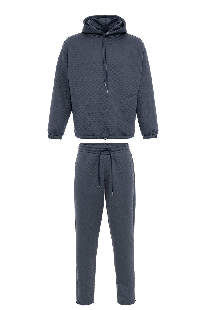 ANT Diamond Patterned Oversize Men's Tracksuit Set - Everett