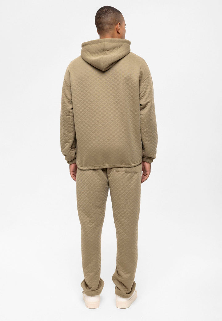 ANT Diamond Patterned Oversize Men's Tracksuit Set - Greenacres