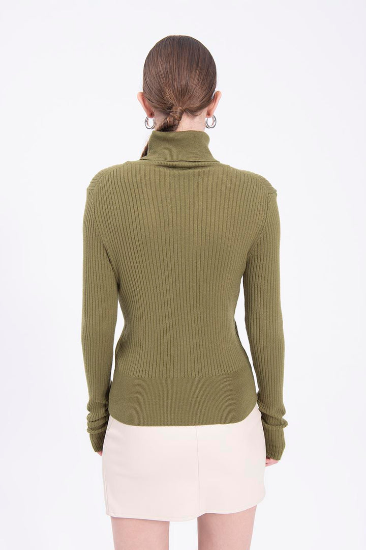 BSL Women Turtleneck knitted top - Saltillo