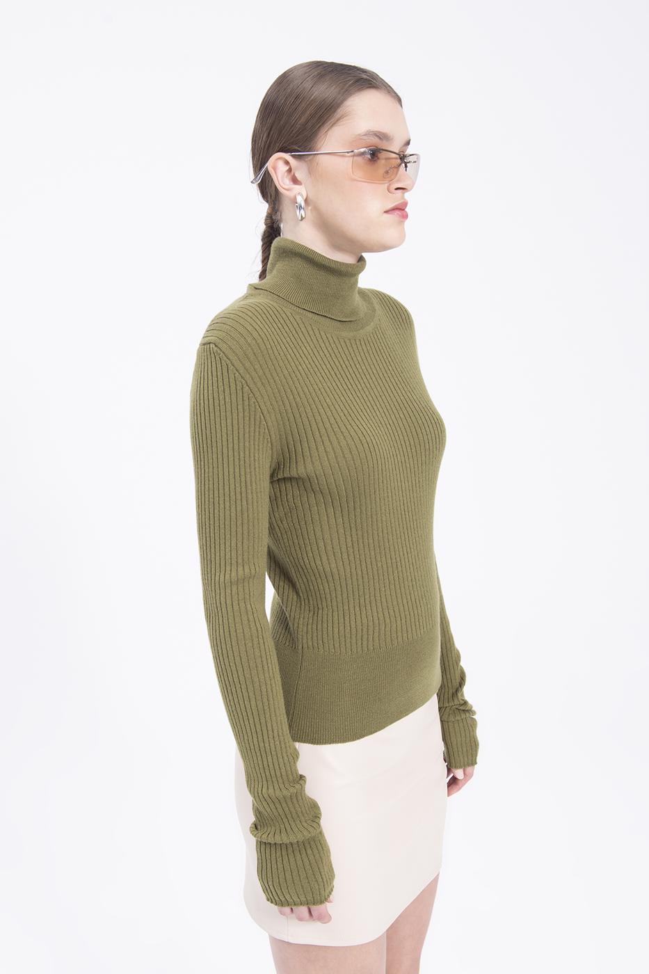 BSL Women Turtleneck knitted top - Saltillo