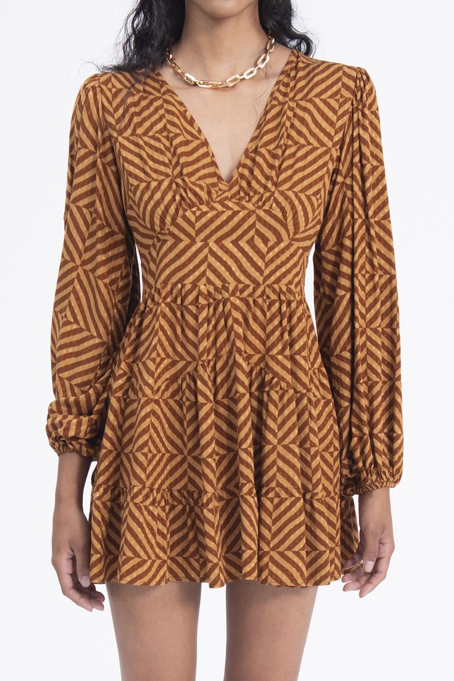 BSL Women Balloon sleeve mini dress - Las Maravillas